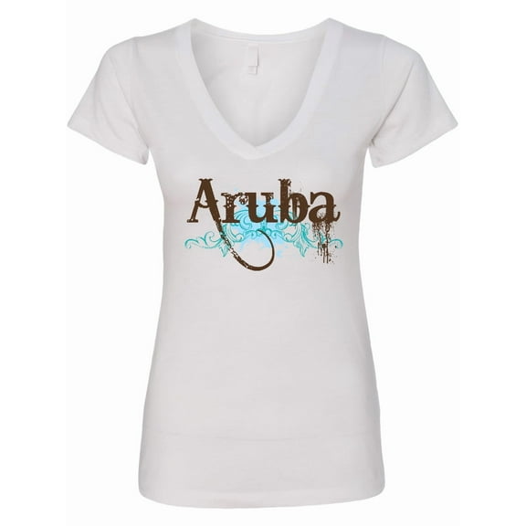 Inktastic Aruba Women's V-Neck T-Shirt