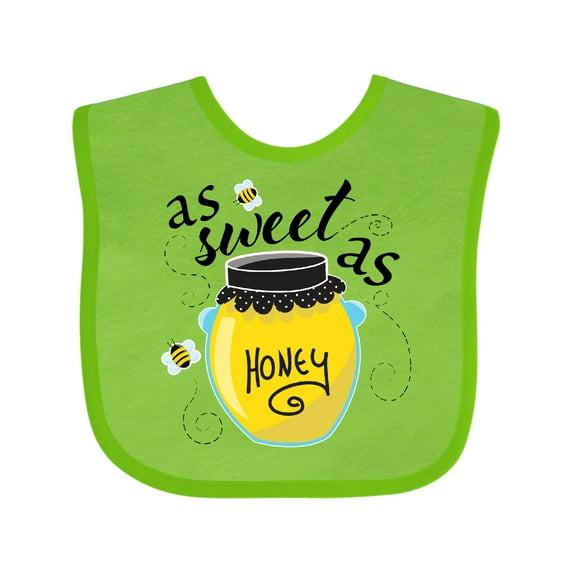 Inktastic As Sweet As Honey Boys or Girls Baby Bib