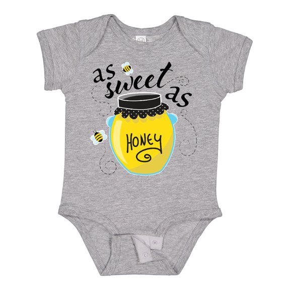 Inktastic As Sweet As Honey Boys or Girls Baby Bodysuit