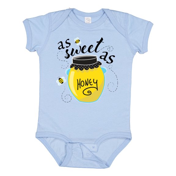 Inktastic As Sweet As Honey Boys or Girls Baby Bodysuit