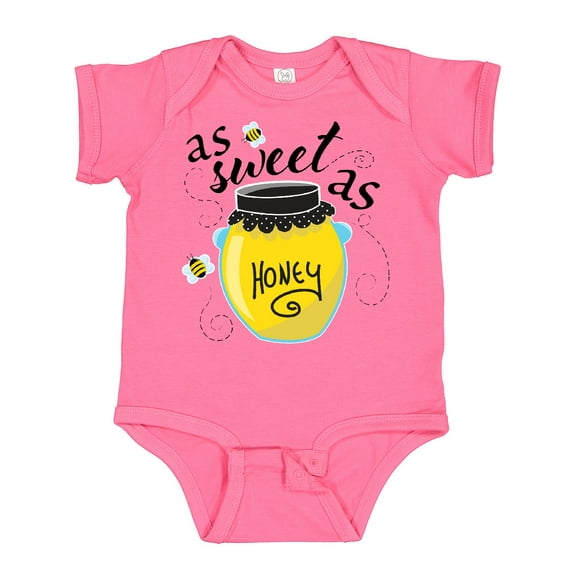 Inktastic As Sweet As Honey Boys or Girls Baby Bodysuit