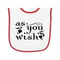 thumbnail image 1 of Inktastic As You Wish Baby Terry Cloth Bib, 1 of 3
