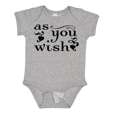 Inktastic As You Wish Boys or Girls Baby Bodysuit