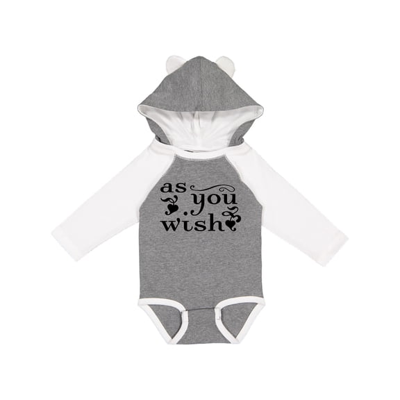 Inktastic As You Wish Boys or Girls Long Sleeve Baby Bodysuit