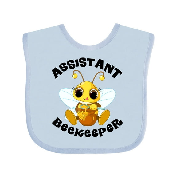 Inktastic Assistant Beekeeper Childs Beekeeping Boys or Girls Baby Bib