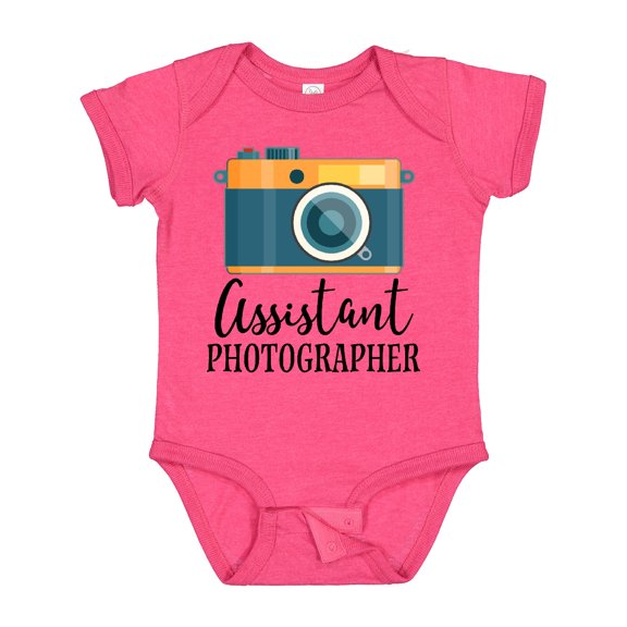 Inktastic Assistant Photographer Boys or Girls Baby Bodysuit