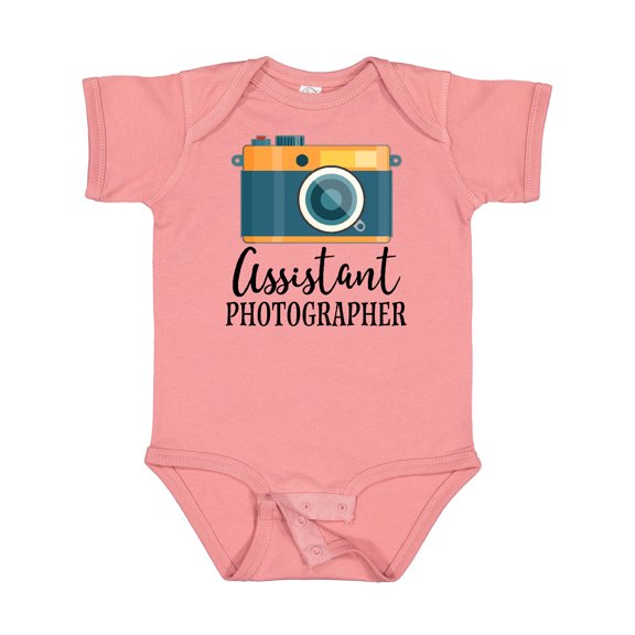 Inktastic Assistant Photographer Boys or Girls Baby Bodysuit