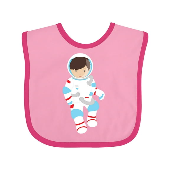 Inktastic Astronaut Boy, Cosmonaut, Space Flight, Cute Boy Boys Baby Bib