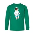 thumbnail image 1 of Inktastic Astronaut Boy, Cosmonaut, Space Flight, Cute Boy Long Sleeve Youth T-Shirt, 1 of 5