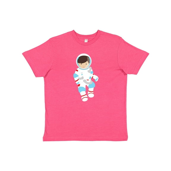 Inktastic Astronaut Boy, Cosmonaut, Space Flight, Cute Boy Youth T-Shirt