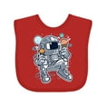 thumbnail image 1 of Inktastic Astronaut Ice Cream Boys or Girls Baby Bib, 1 of 4