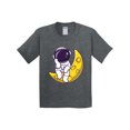thumbnail image 1 of Inktastic Astronaut Sitting on the Moon Youth T-Shirt, 1 of 5