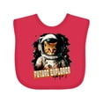 thumbnail image 1 of Inktastic Astronaut Space Future Explorer Funny Cat Boys or Girls Baby Bib, 1 of 4