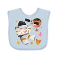 thumbnail image 1 of Inktastic Astronaut Valentine Outer Space Hearts Boys or Girls Baby Bib, 1 of 4