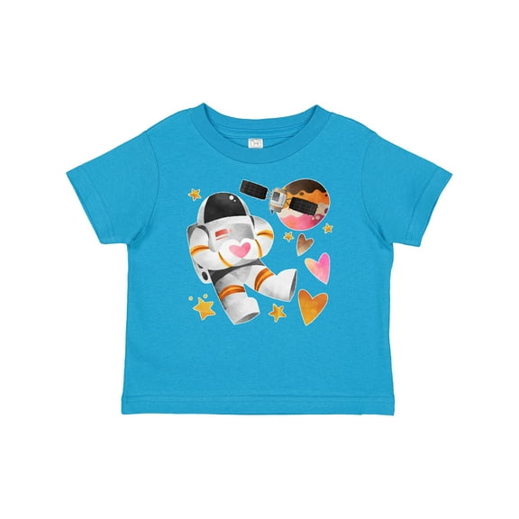 Inktastic Astronaut Valentine Outer Space Hearts Boys or Girls Baby T-Shirt