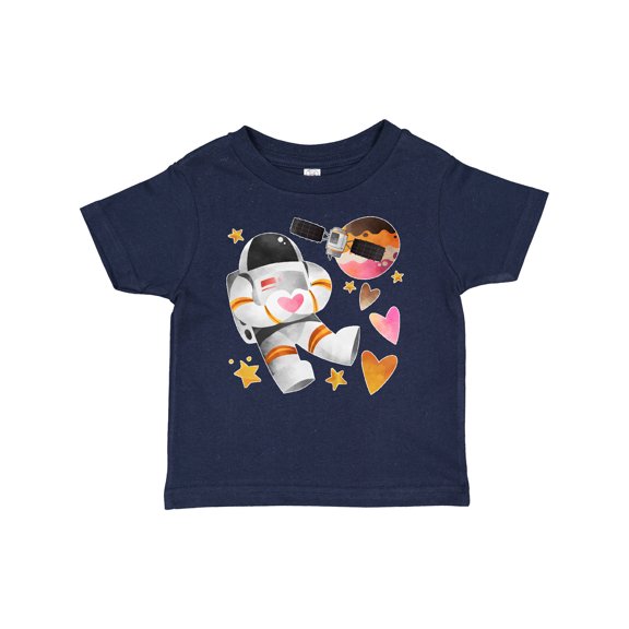 Inktastic Astronaut Valentine Outer Space Hearts Boys or Girls Baby T-Shirt