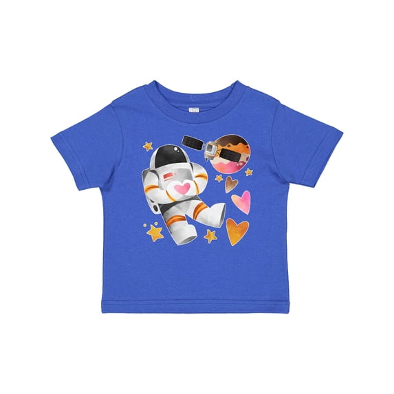 Inktastic Astronaut Valentine Outer Space Hearts Boys or Girls Baby T-Shirt