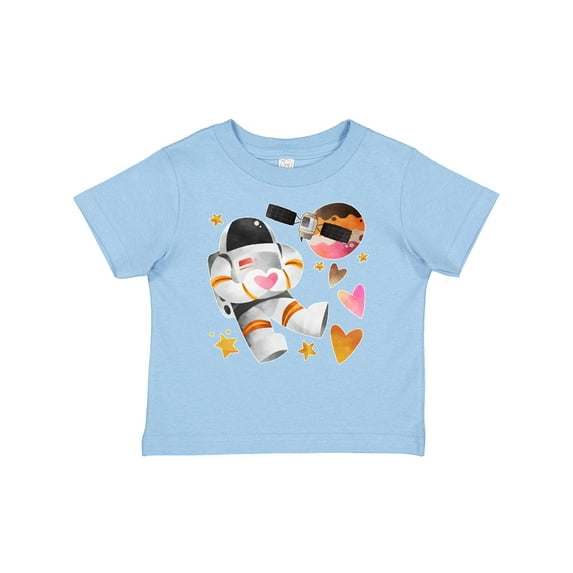 Inktastic Astronaut Valentine Outer Space Hearts Boys or Girls Baby T-Shirt