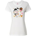 thumbnail image 1 of Inktastic Astronaut Valentine Outer Space Hearts Women's T-Shirt, 1 of 5