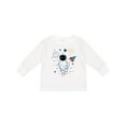 thumbnail image 1 of Inktastic Astronaut the Moon Spaceship and Shooting Star for Light Colors Boys or Girls Long Sleeve Toddler T-Shirt, 1 of 5