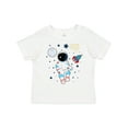 thumbnail image 1 of Inktastic Astronaut the Moon Spaceship and Shooting Star for Light Colors Boys or Girls Toddler T-Shirt, 1 of 5