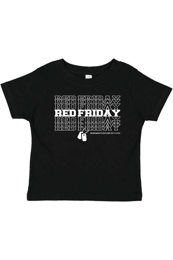 Athletic Red Friday Dog Tags Boys or Girls Baby T-Shirt