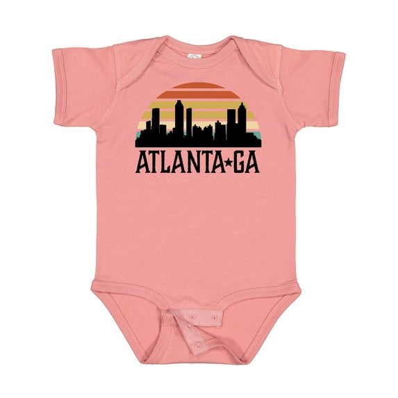 Inktastic Atlanta Georgia Skyline Vintage Boys or Girls Baby Bodysuit