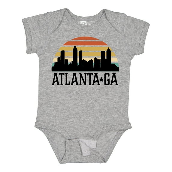Inktastic Atlanta Georgia Skyline Vintage Boys or Girls Baby Bodysuit