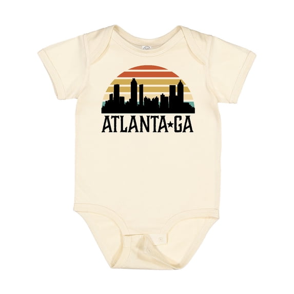 Inktastic Atlanta Georgia Skyline Vintage Boys or Girls Baby Bodysuit