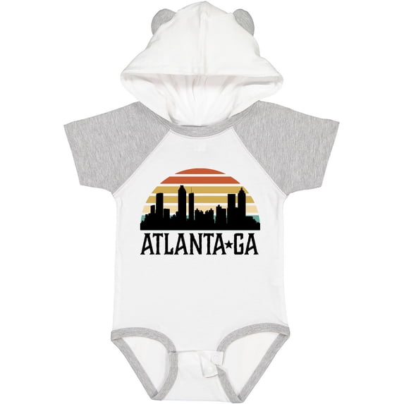 Inktastic Atlanta Georgia Skyline Vintage Boys or Girls Baby Bodysuit