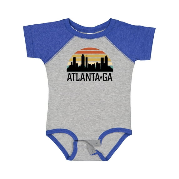 Inktastic Atlanta Georgia Skyline Vintage Boys or Girls Baby Bodysuit