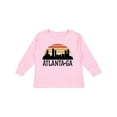 thumbnail image 1 of Inktastic Atlanta Georgia Skyline Vintage Boys or Girls Long Sleeve Toddler T-Shirt, 1 of 5