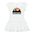 thumbnail image 1 of Inktastic Atlanta Georgia Skyline Vintage Girls Baby Dress, 1 of 5