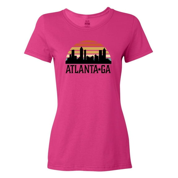 Inktastic Atlanta Georgia Skyline Vintage Women's T-Shirt