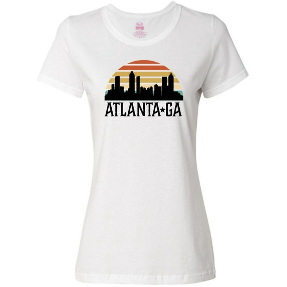 Inktastic Atlanta Georgia Skyline Vintage Women's T-Shirt