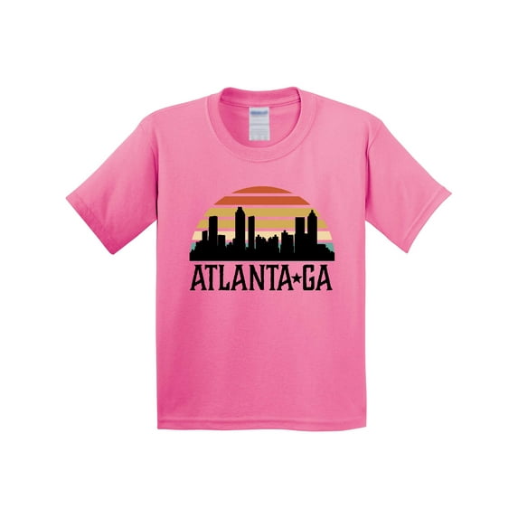 Inktastic Atlanta Georgia Skyline Vintage Youth T-Shirt