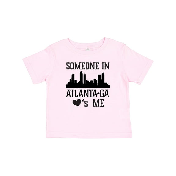Inktastic Atlanta Georgia Someone Loves Me Skyline Boys or Girls Baby T-Shirt