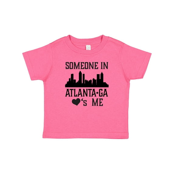 Inktastic Atlanta Georgia Someone Loves Me Skyline Boys or Girls Baby T-Shirt