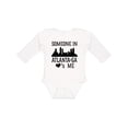 thumbnail image 1 of Inktastic Atlanta Georgia Someone Loves Me Skyline Boys or Girls Long Sleeve Baby Bodysuit, 1 of 5