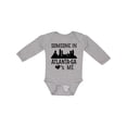 thumbnail image 1 of Inktastic Atlanta Georgia Someone Loves Me Skyline Boys or Girls Long Sleeve Baby Bodysuit, 1 of 5