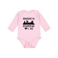 thumbnail image 1 of Inktastic Atlanta Georgia Someone Loves Me Skyline Boys or Girls Long Sleeve Baby Bodysuit, 1 of 5