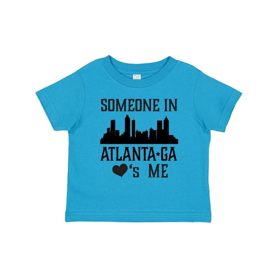 Inktastic Atlanta Georgia Someone Loves Me Skyline Boys or Girls Toddler T-Shirt