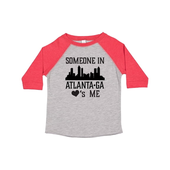 Inktastic Atlanta Georgia Someone Loves Me Skyline Boys or Girls Toddler T-Shirt