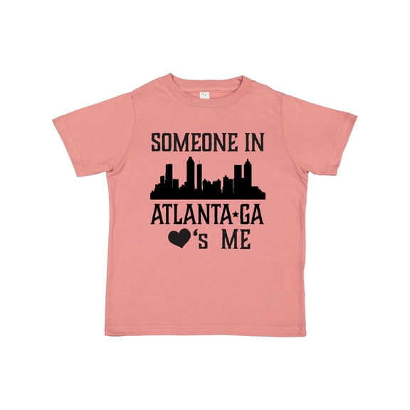 Inktastic Atlanta Georgia Someone Loves Me Skyline Boys or Girls Toddler T-Shirt