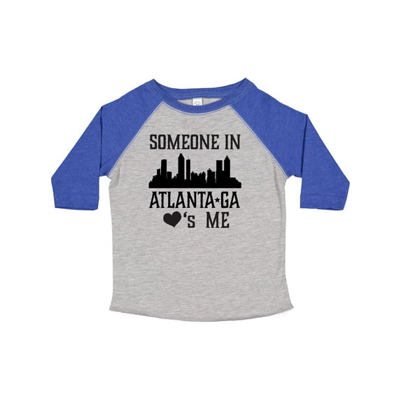 Inktastic Atlanta Georgia Someone Loves Me Skyline Boys or Girls Toddler T-Shirt