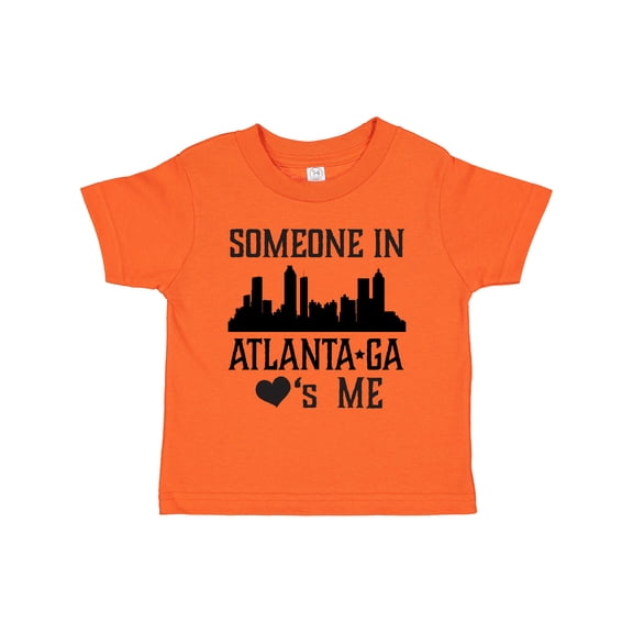 Inktastic Atlanta Georgia Someone Loves Me Skyline Boys or Girls Toddler T-Shirt