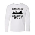 thumbnail image 1 of Inktastic Atlanta Georgia Someone Loves Me Skyline Long Sleeve Youth T-Shirt, 1 of 5