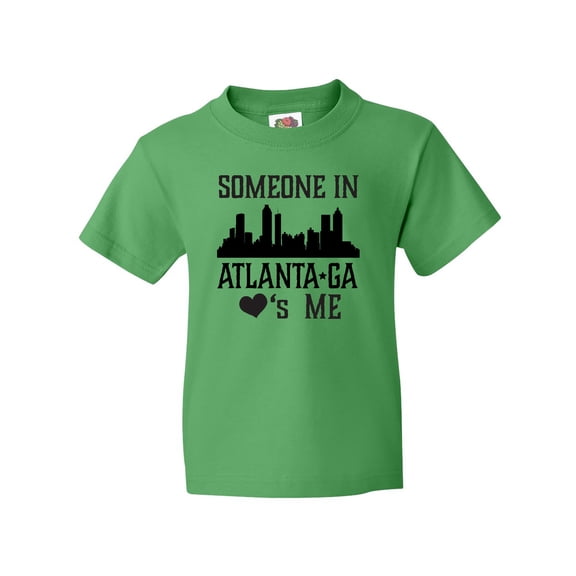 Inktastic Atlanta Georgia Someone Loves Me Skyline Youth T-Shirt