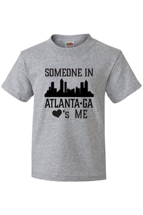 Atlanta Georgia Someone Loves Me Skyline Youth T-Shirt