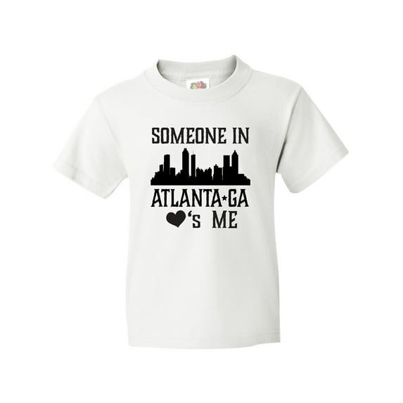 Inktastic Atlanta Georgia Someone Loves Me Skyline Youth T-Shirt
